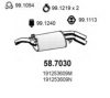 ASSO 58.7030 End Silencer
